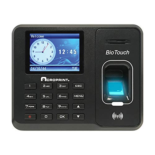 Acroprint BioTouch Self-Contained Automatic Biometric F...