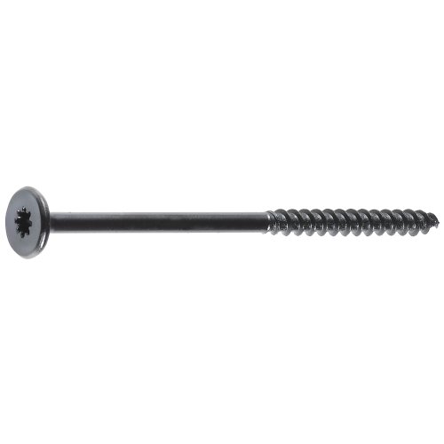 FastenMaster FMHLGM412-250 HeadLOK Heavy-Duty Flathead Fastener, 4-1/2 Inches, 250-Count,Black