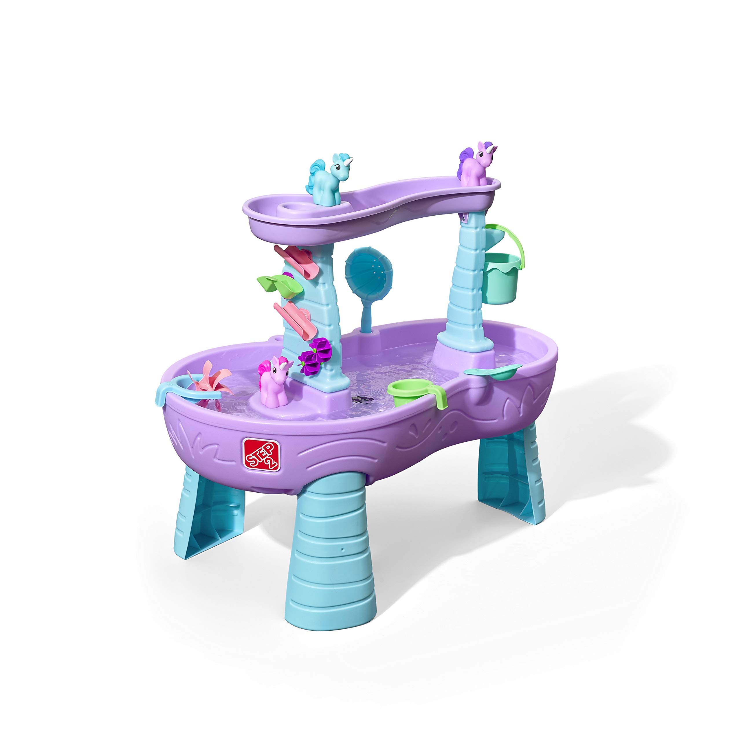 Step2 Rain Showers & Unicorns Water Table – Kids Purple...