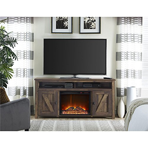 Ameriwood Home Farmington Electric Fireplace TV Console for TVs up to 60