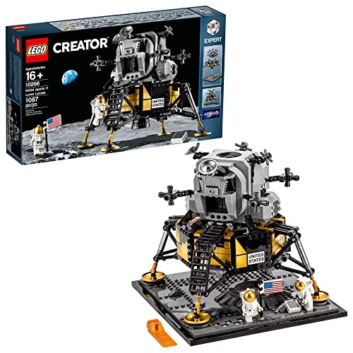 LEGO Creator Expert NASA Apollo 11 Lunar Lander 10266 Building Toy Set for Ages 16+ (1087 Pieces)