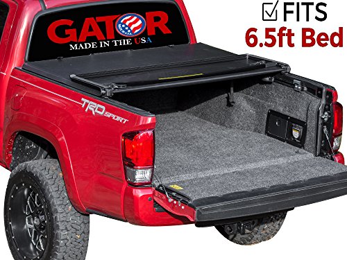 Gator Covers Gator Tri-Fold Tonneau Truck Bed Cover 2014-2018 Toyota Tundra 6.5 FT Bed w/ Track System