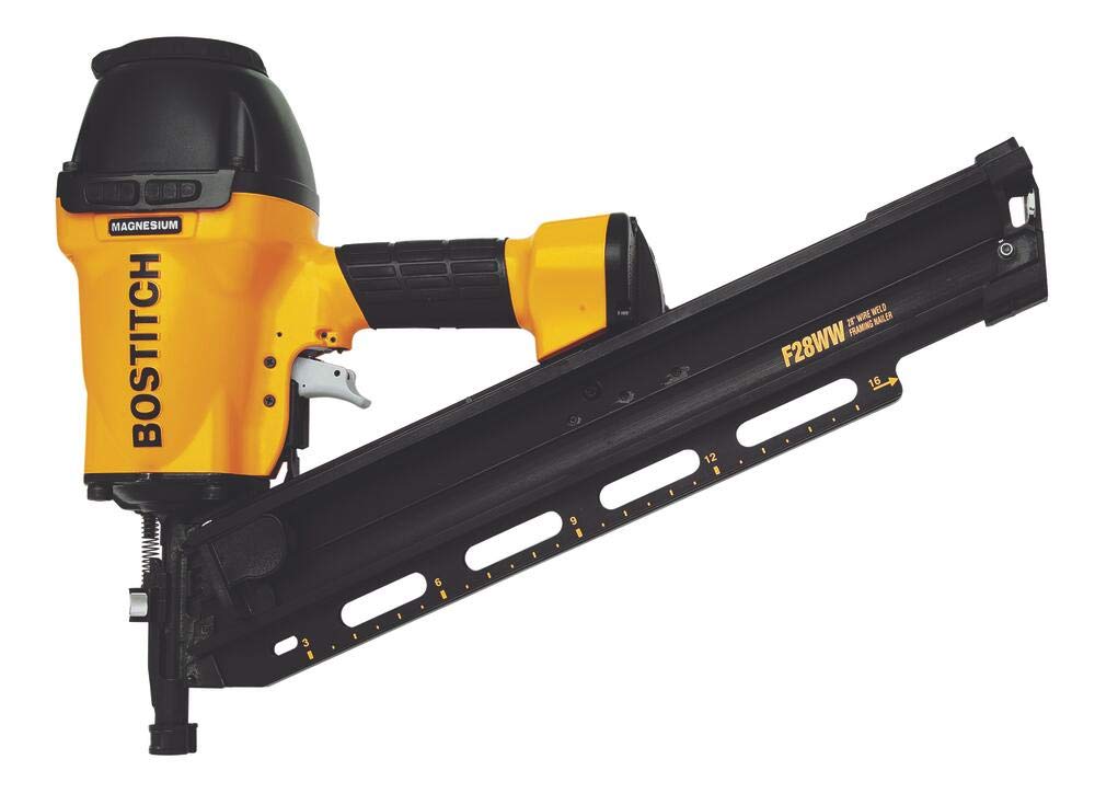 Bostitch Framing Nailer, Clipped Head, 2-Inch to 3-1/2-...