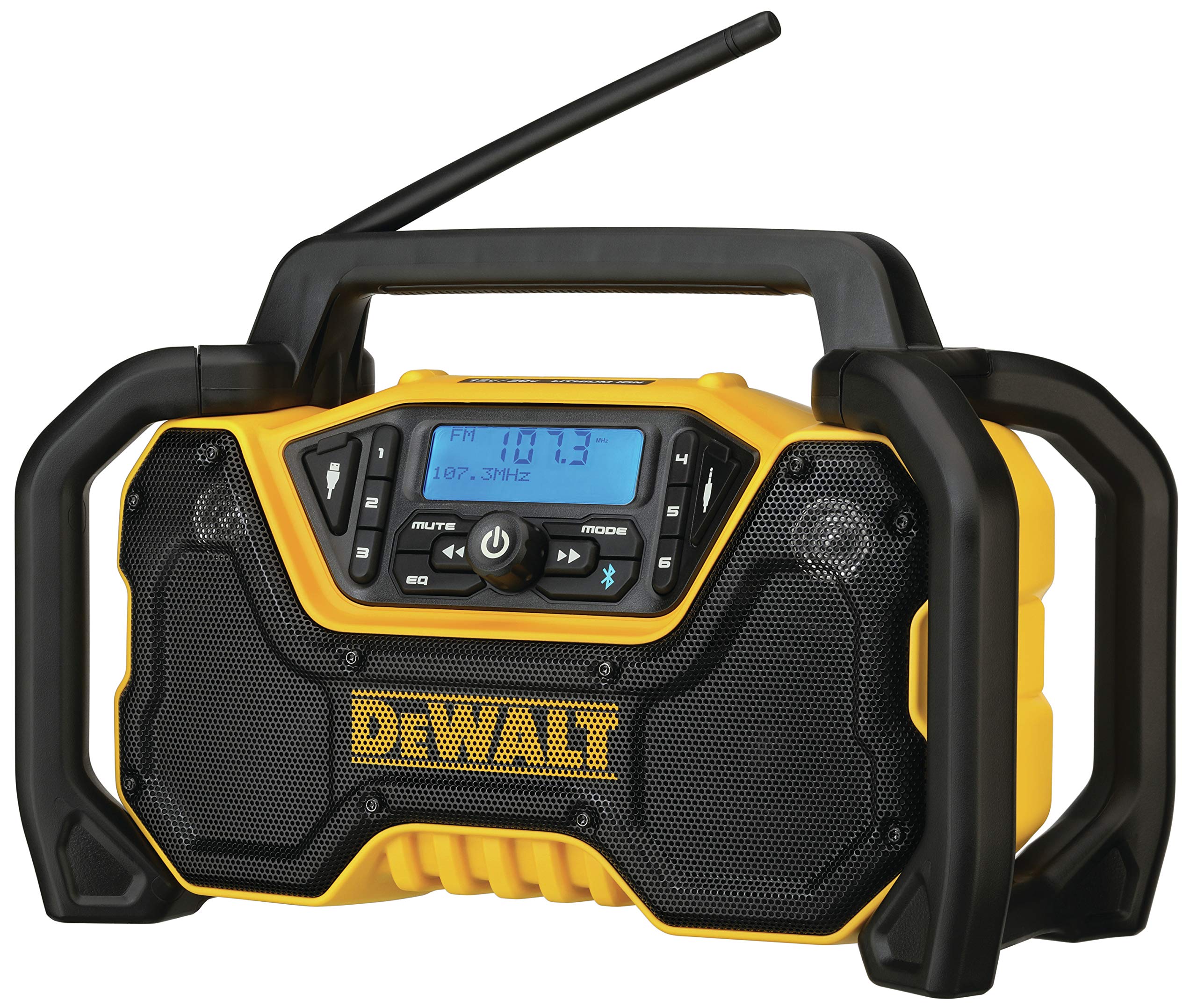 DEWALT 12V/20V MAX Bluetooth Radio, Cordless, 100 ft Ra...