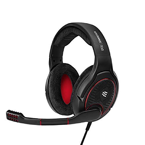  EPOS Enterprise EPOS I Sennheiser GAME ONE Gaming Headset, Open Acoustic, Noise-canceling mic, Flip-To-Mute, XXL plush velvet ear pads, compatible with PC, Mac, Xbox One, PS4, Nintendo Switch, and...