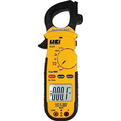 UEi Test Instruments DL479 True RMS HVAC/R Clamp Meter,...