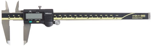 Mitutoyo 500-197-30CAL Absolute Advanced Onsite Sensor (AOS) Digimatic Caliper with Calibration, Inch/Metric, 0-8
