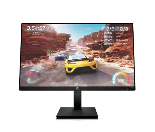 HP 27-inch FHD IPS Gaming Monitor with Tilt/Height Adju...