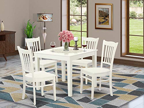 East West Furniture Table and Chairs Set