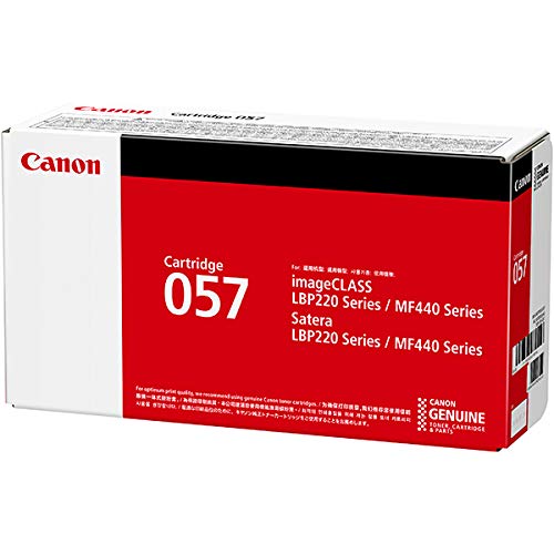 Canon Genuine Toner Cartridge 057 Black (3009C001), 1-P...