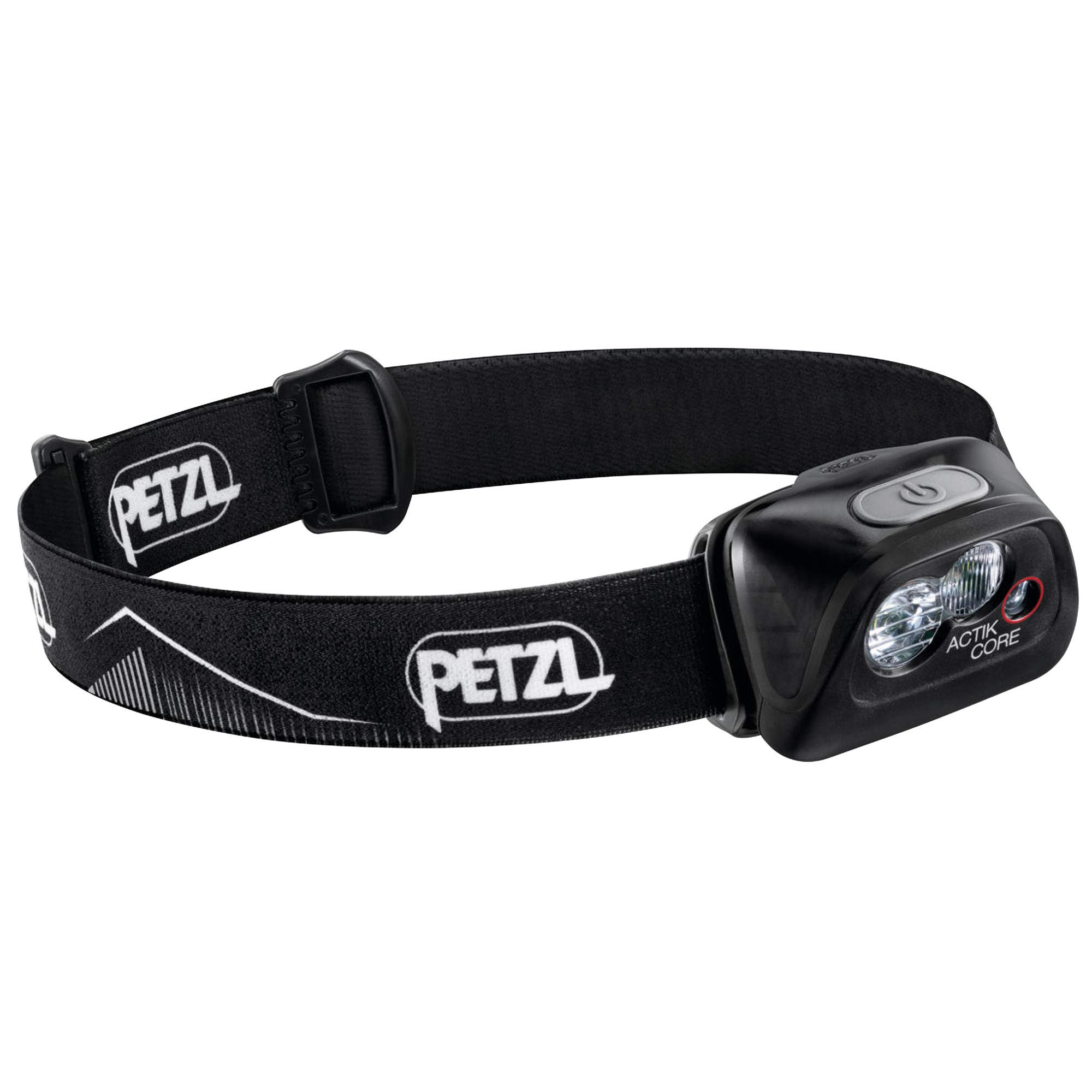 Petzl ACTIK CORE Headlamp - Powerful, Rechargeable 600 Lumen Light with Red Lighting for Hiking, Climbing, and Camping