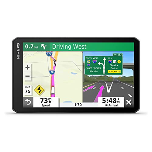 Garmin dezl OTR700, 7-inch GPS Truck Navigator, Easy-to-read Touchscreen Display, Custom Truck Routing and Load-to-dock Guidance, 7 Inch