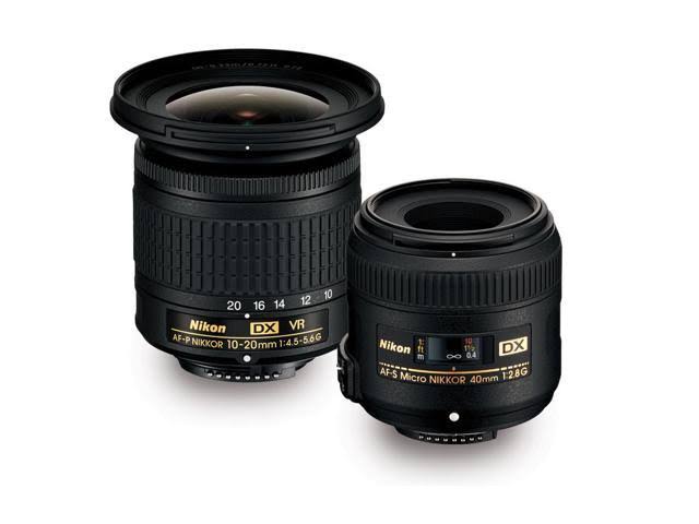 Nikon Landscape & Macro Two Lens Kit with 10-20mm f/4.5-5.6G VR & 40mm f/2.8G