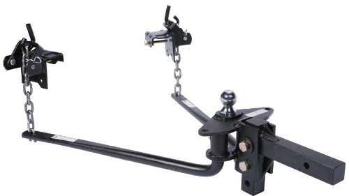 Husky 31423 Round Bar Weight Distribution Hitch with Bo...