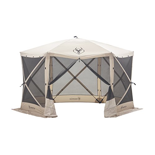 Gazelle Tents 21500 G6 Pop-Up Portable 6-Sided Hub Gazebo/Screen Tent, Easy Instant Set Up in 60 Seconds