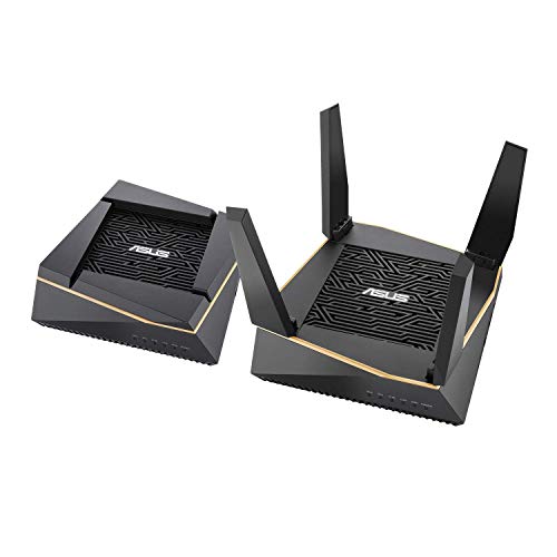 Asus RT-AX92U AX6100 Tri-Band Wi-Fi 6 Mesh Router with 802.11Ax, Lifetime Aiprotection Security by Trend Micro, Aimesh Compatible, Adaptive Qos & Parental Control