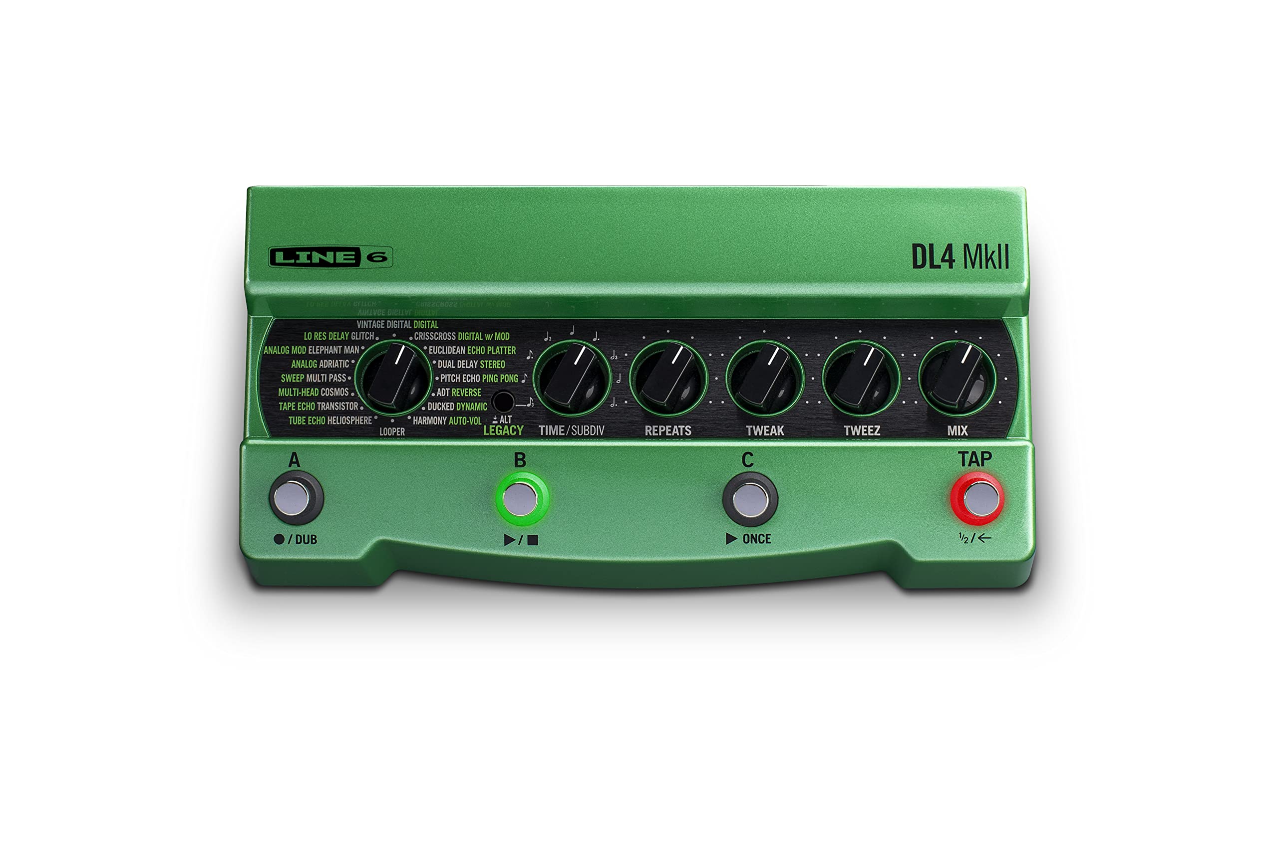 Line 6 DL4 MKII Delay Modeler, Green