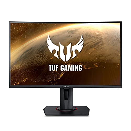 Asus TUF Gaming VG27WQ 27” Curved Monitor, 1440P WQHD (...