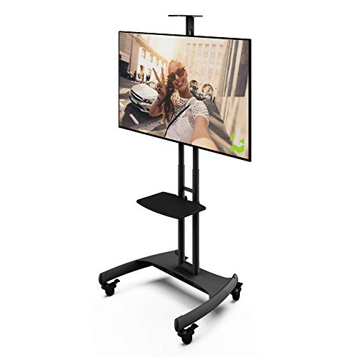 Kanto MTM65PL Height Adjustable Mobile TV Stand with Ad...