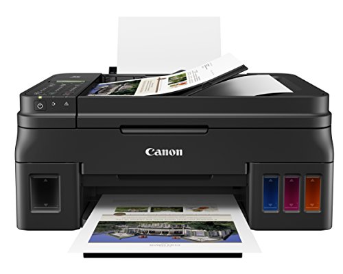 Canon USA Inc. Canon PIXMA G4210 Wireless All-In-One Supertank (Megatank) Printer, Copier, Scan, Fax and ADF with Mobile Printing, Black, One Size (2316C002)