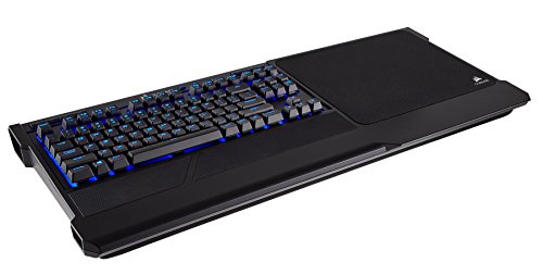 Corsair K63 Wireless Mechanical Keyboard & Gaming Lapboard Combo - Game Comfortably on Your Couch - Backlit Blue Led, Cherry MX Red - Quiet & Linear (CH-9515031-NA)