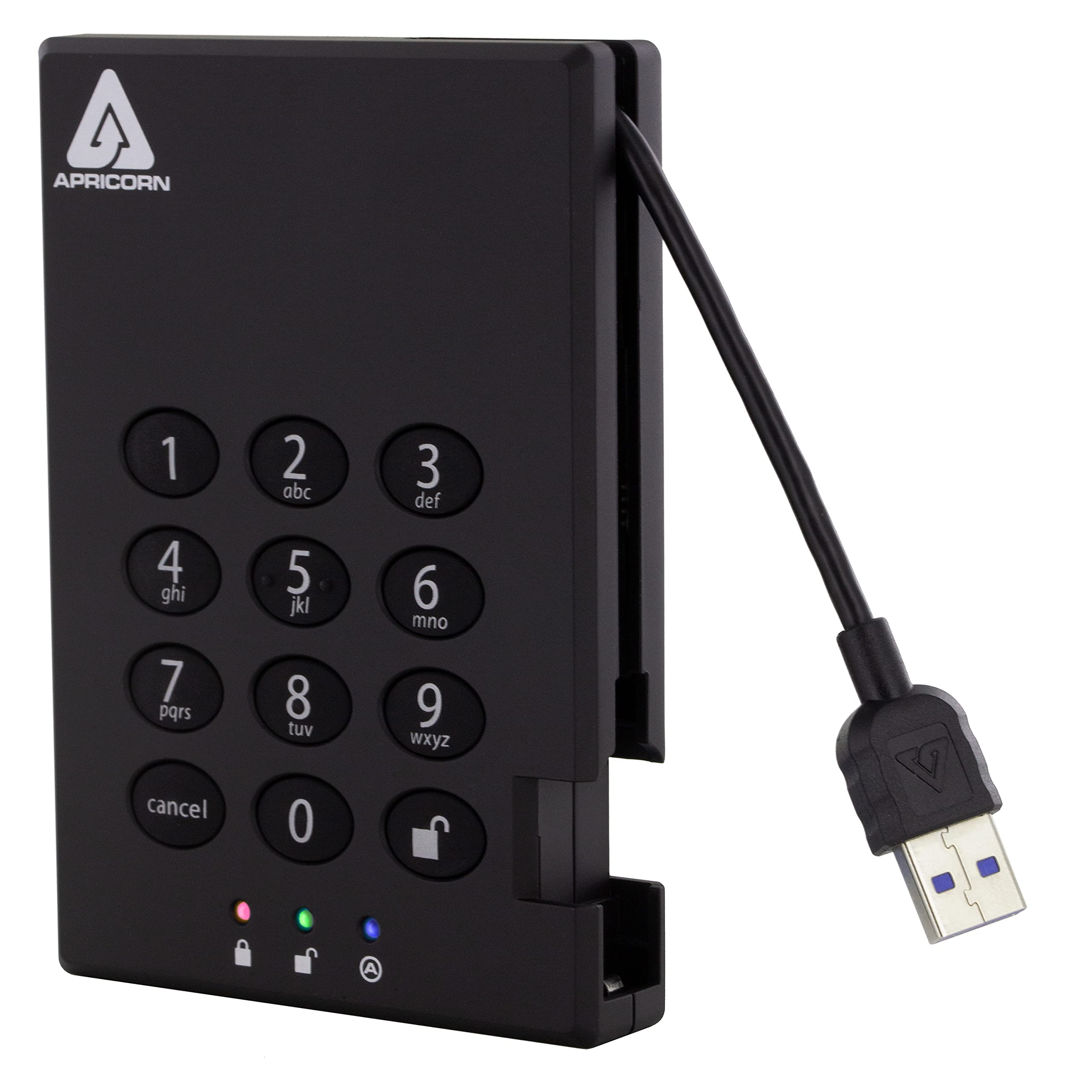 Apricorn Aegis Padlock USB 3.0 Portable External Hard D...