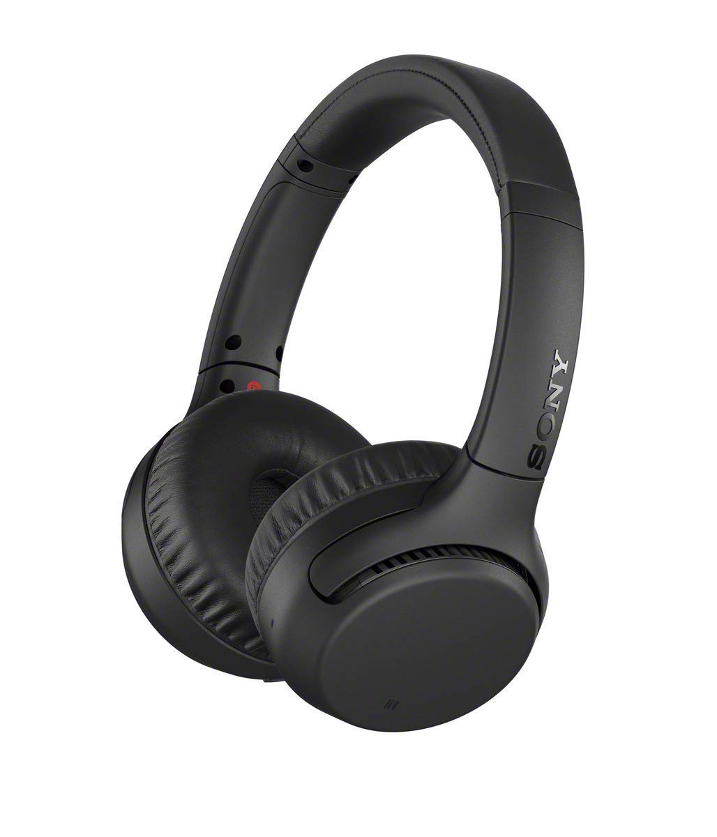 Sony WH-XB700B Wireless Headphones, 30 Hours Battery Life, on-Ear Style, optimised for Voice Assistant - Black-International Version