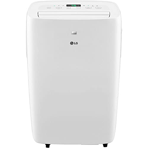 LG 7,000 BTU (DOE) / 10,000 BTU (ASHRAE) Portable Air Conditioner, Cools 300 Sq.Ft. (12' x 25' room size), Quiet Operation, LCD Remote, Window Installation Kit Included, 115V