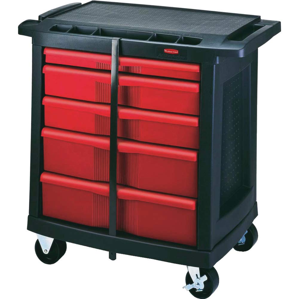 Rubbermaid Commercial Products Rubbermaid Commercial Trademaster 5 Drawer Mobile Work Center, 33