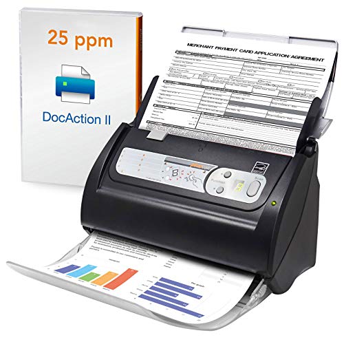 Plustek PS186 Desktop Document Scanner, with 50-pages A...