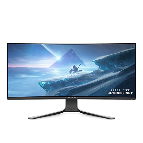 Alienware Ultrawide Curved Gaming Monitor - 38-Inch WQHD Display, 144Hz Refresh Rate, 1ms Response Time, 2300R Curvature, NVIDIA G-SYNC Ultimate, IPS, VESA Display HDR 600, USB, White - AW3821DW