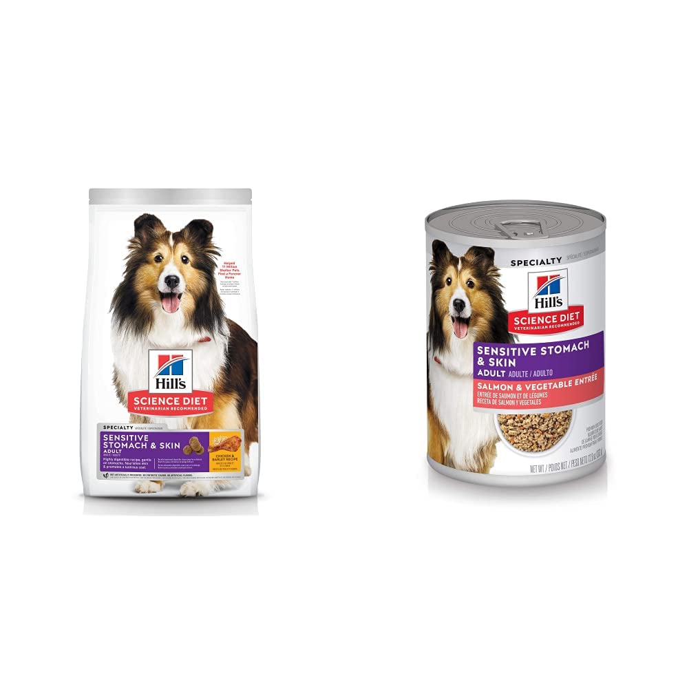 Hill's Science Diet Dry Dog Food, Adult, Sensitive Stom...