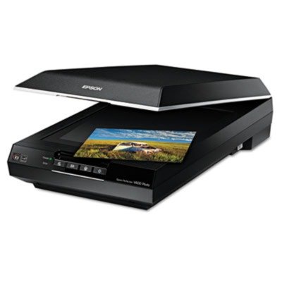 Epson Perfection V600 Photo Color Scanner 6400 X 9600 Dpi Black Powerful Digital ICE Technology