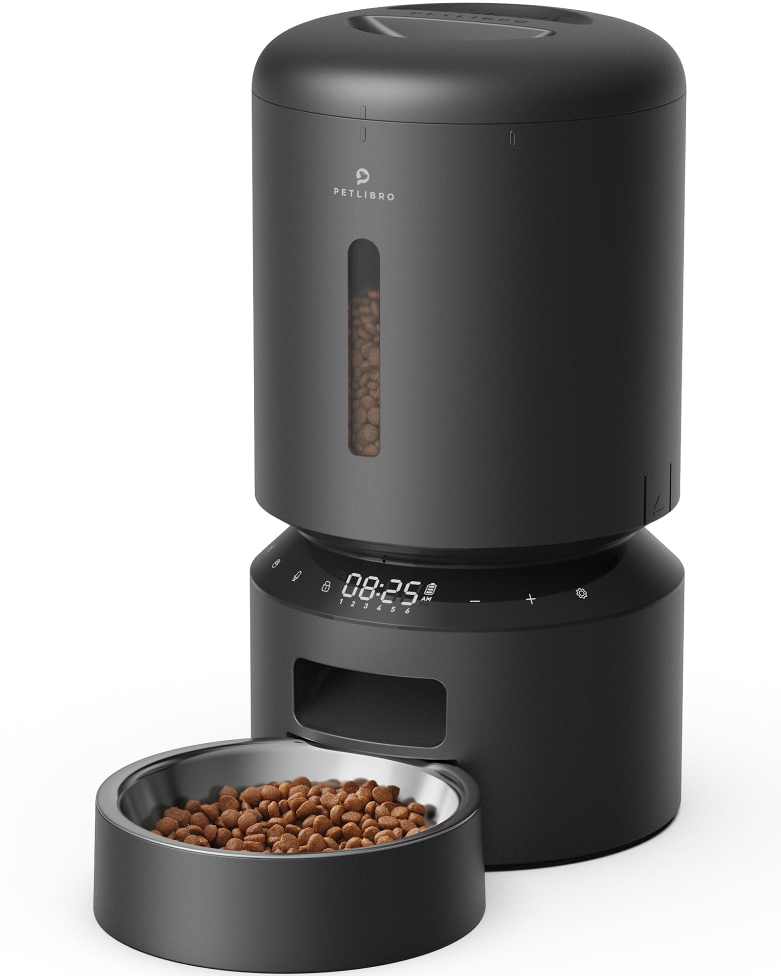PETLIBRO Automatic Cat Feeder, Automatic Dog Feeder with Freshness Preservation, 5L Timed Cat Feeders for Dry Food, Up to 6 Meals Per Day, Granary Pet Feeder for Cats/Dogs