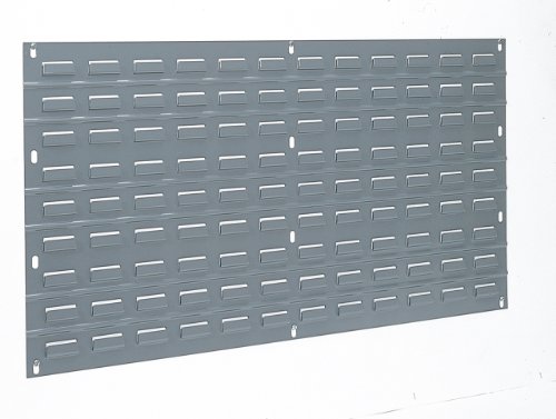 Akro-Mils 30636 Louvered Steel Wall Panel Garage Organizer for Mounting AkroBin Storage Bins, (36-Inch W x 19-Inch H), Grey, (4-Pack)