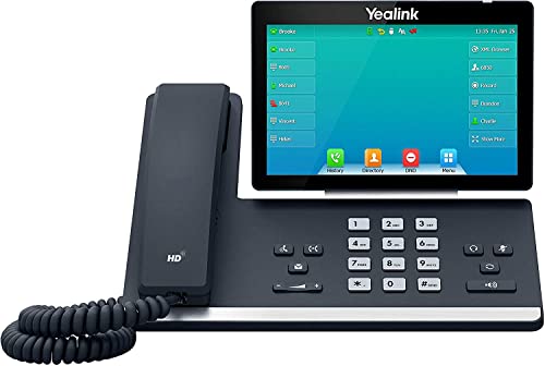Yealink T57W IP Phone, 16 VoIP Accounts. 7-Inch Adjusta...