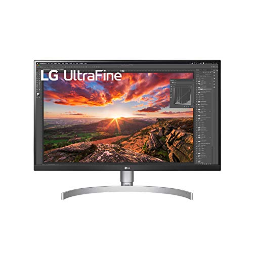 LG 27UN850-W Ultrafine UHD (3840 x 2160) IPS Monitor, V...
