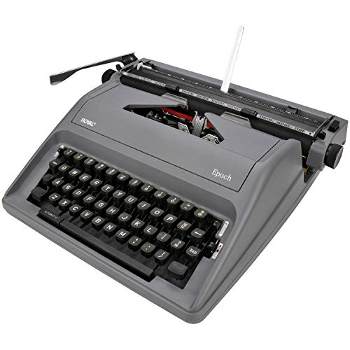 Royal Epoch Classic Portable Manual Typewriter - Gray (ROY79103Y)