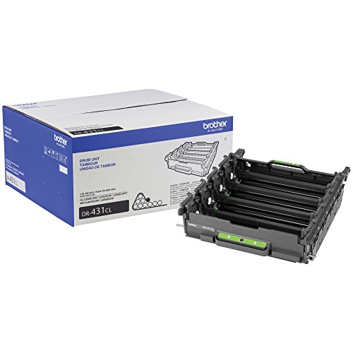 Brother Printer DR431CL Drum Unit-Retail Packaging, Whi...