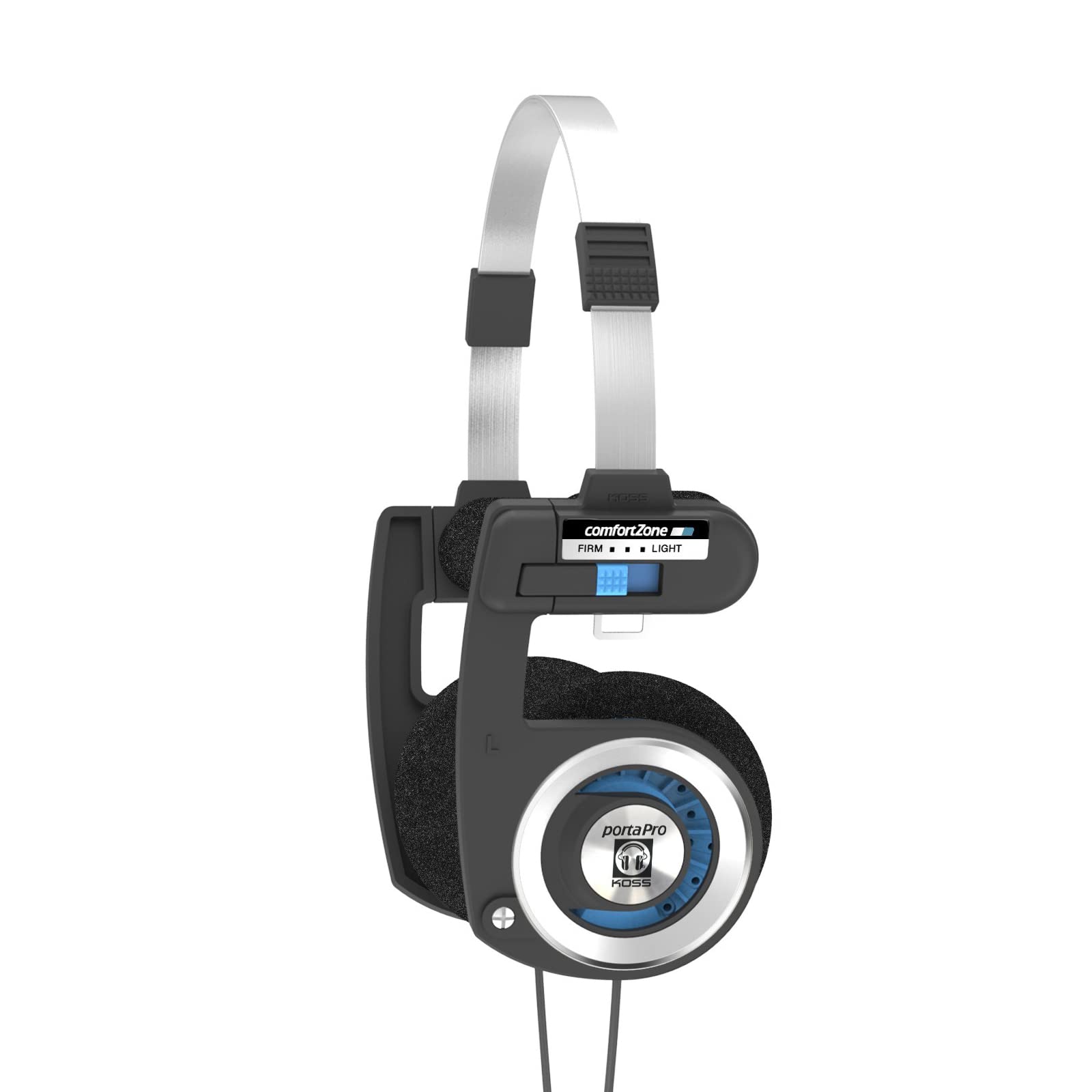 Koss Porta Pro On Ear Headphones with Case, Black / Sil...