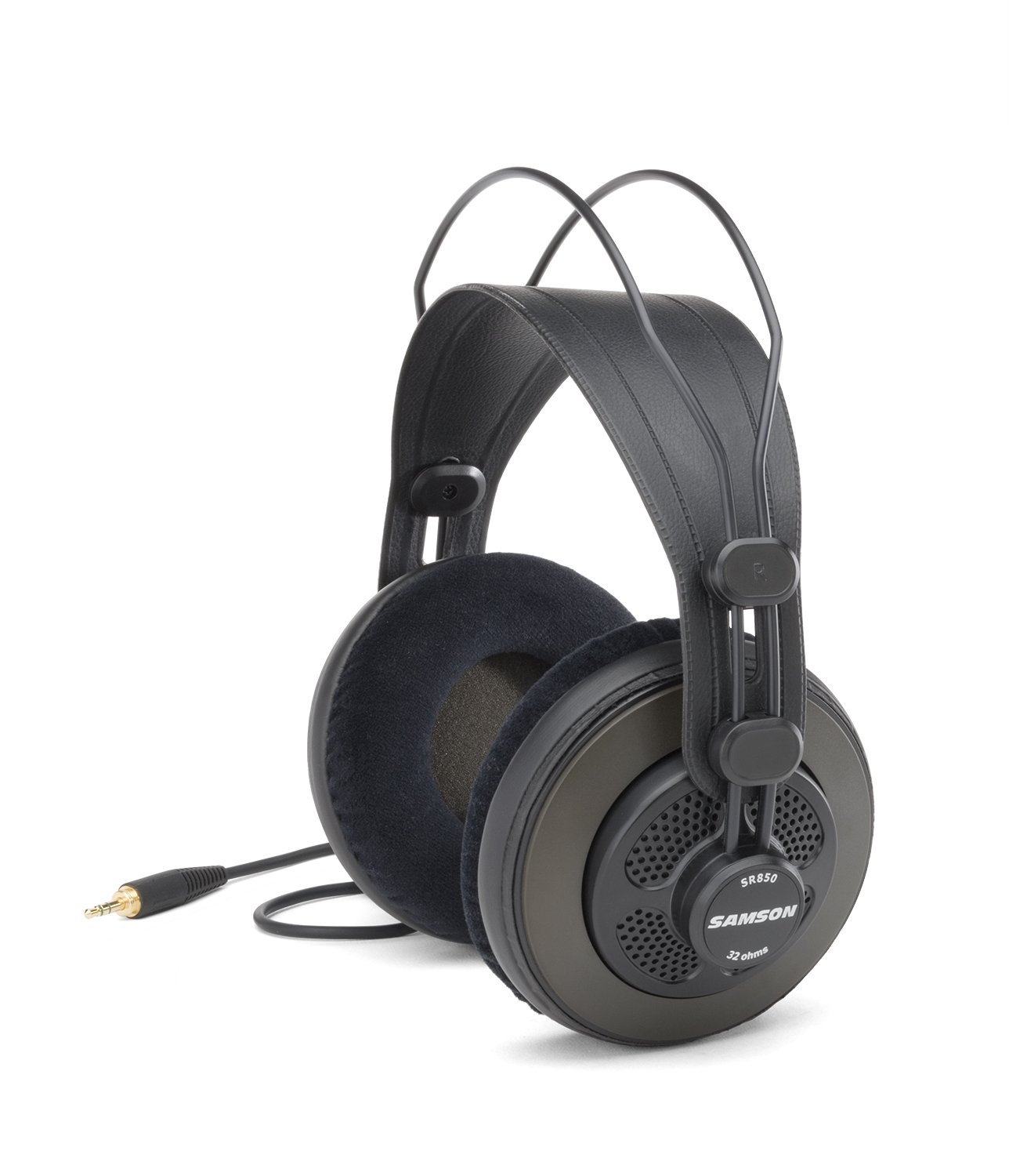 Samson Semi Open-Back Studio Reference Headphones, Blac...