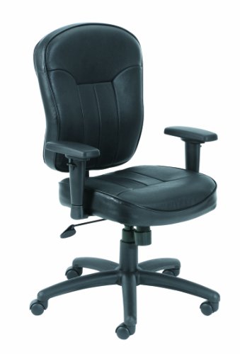 Boss Office Products Boss Leather Adjustable Task Chair...