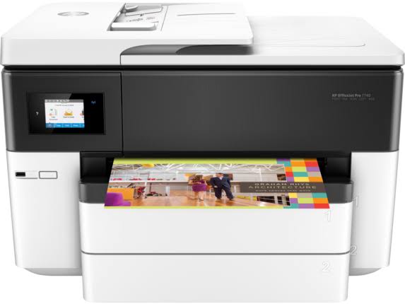 HP OfficeJet Pro 7740 Wide Format All-in-One Printer wi...