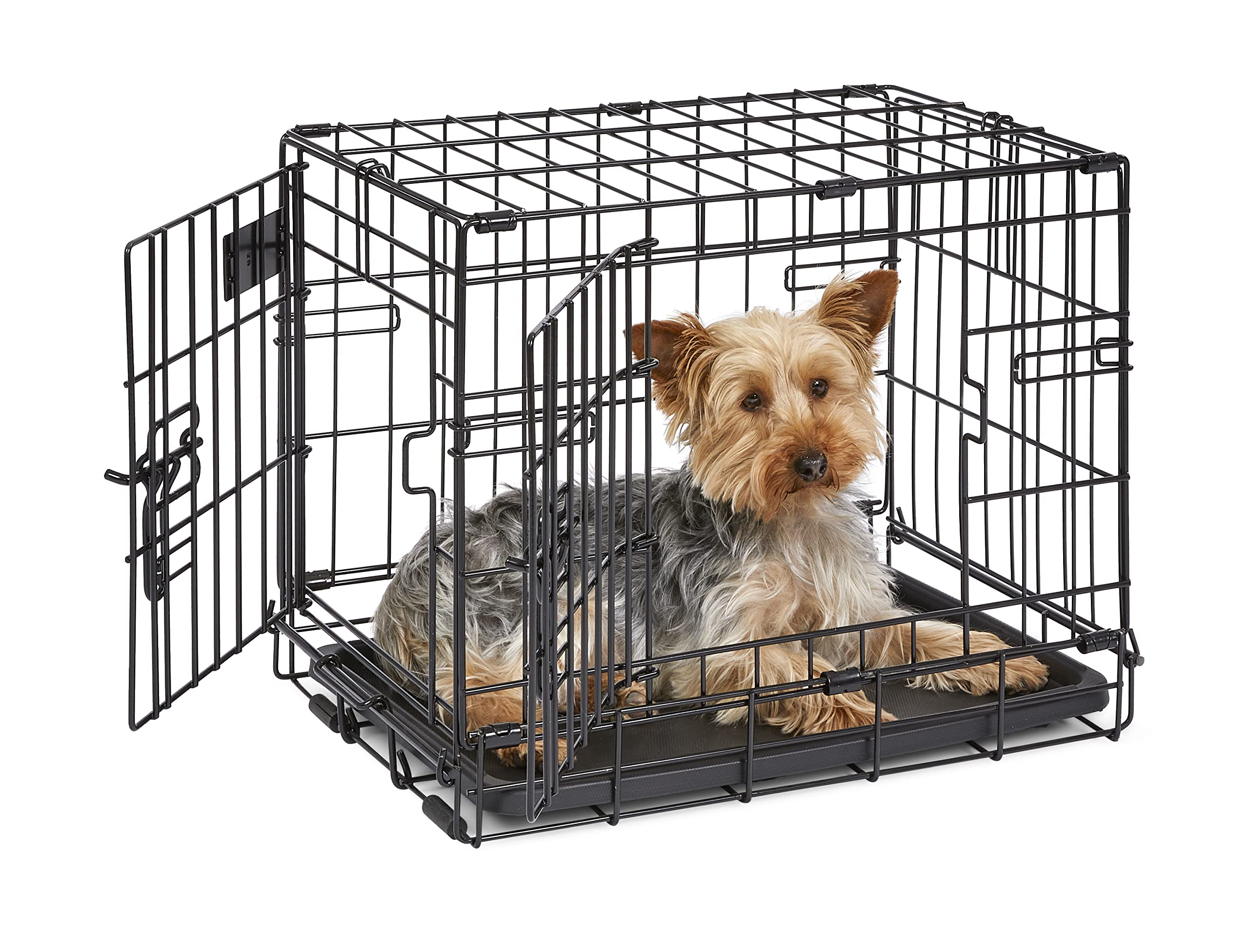 MidWest Homes for Pets Newly Enhanced Single and Double Door iCrate Dog Crate