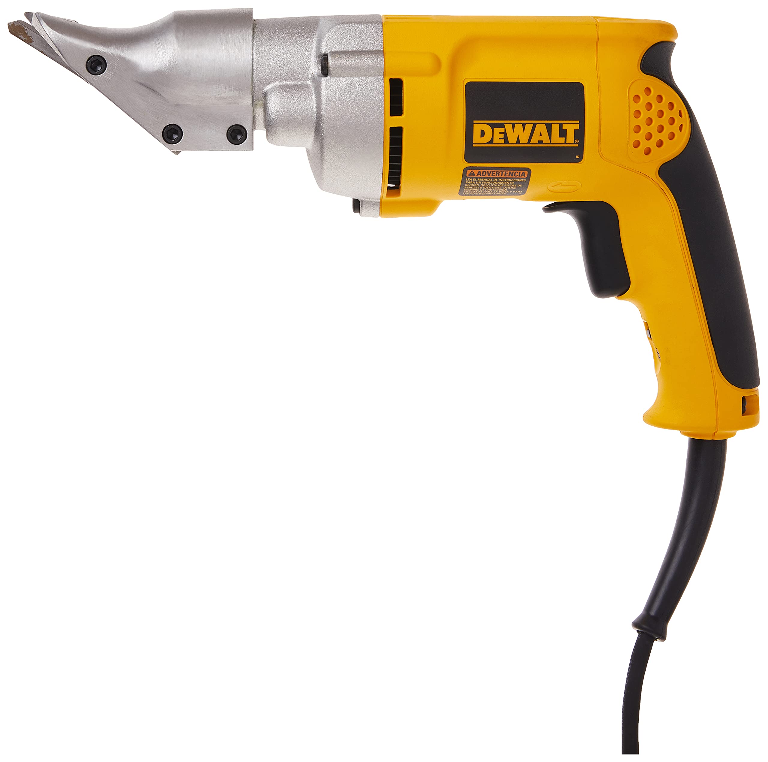 DEWALT Metal Shear, Swivel Head, 18GA (DW890) , Yellow