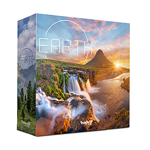Inside Up Games Earth - The Board Game by  & Maxime Tardif, Ecosystem Building, Card Drafting & Action Selecting, for 1 to 5 Players, Play Solo-Multiplayer-Teams, 45-90 Minute Playing Time