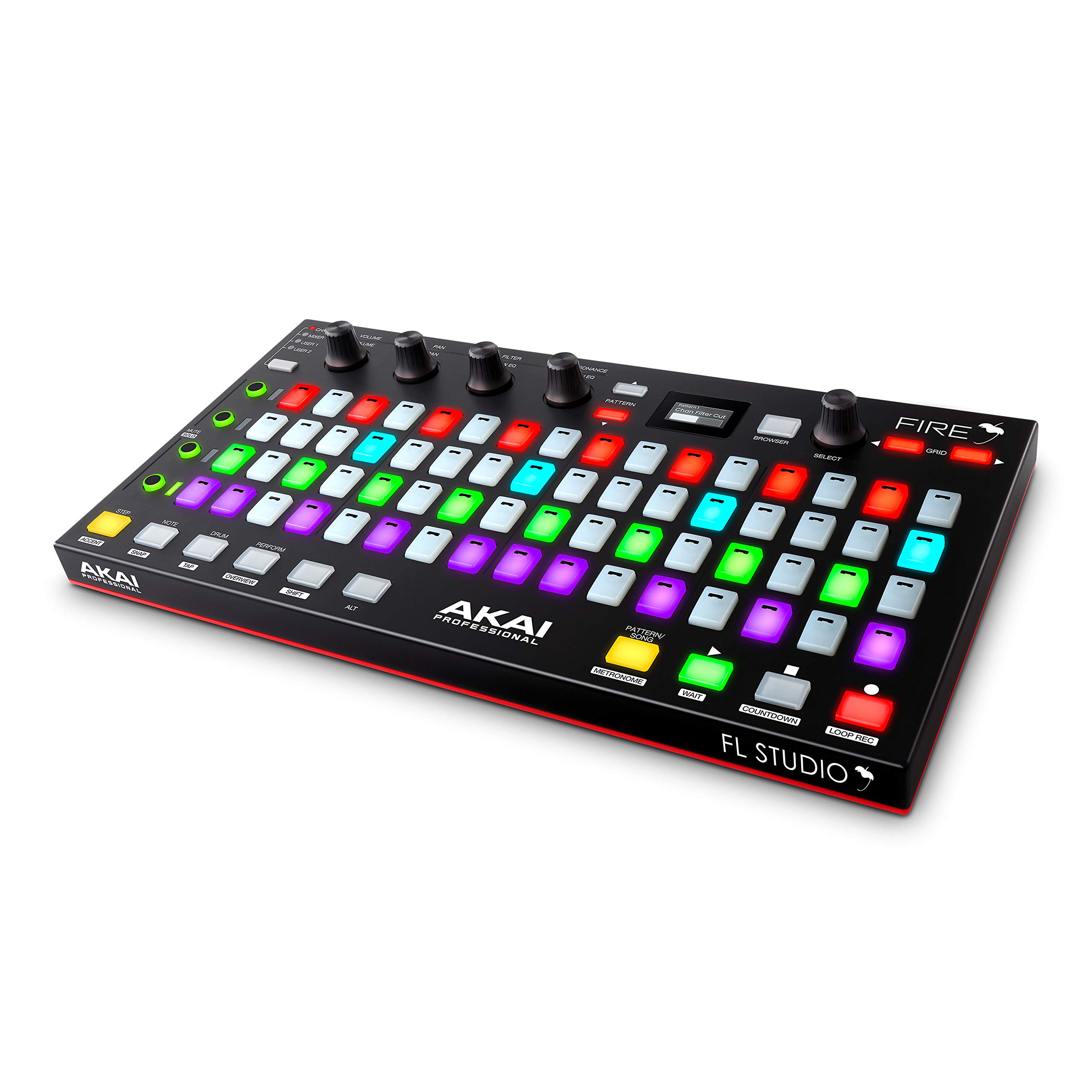 Akai Professional Fire | Performance Controller for FL Studio With Plug-And-Play USB Connectivity