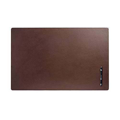 Dacasso Classic Leather Mat Desk pad, 30 x 19, Chocolat...