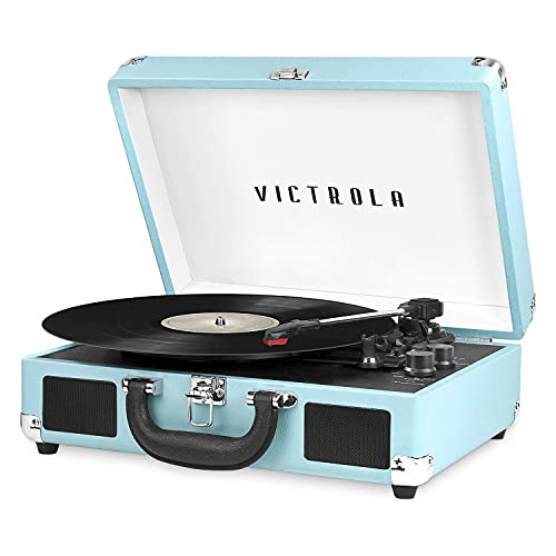 Victrola Vintage 3-Speed Bluetooth Portable Suitcase Re...