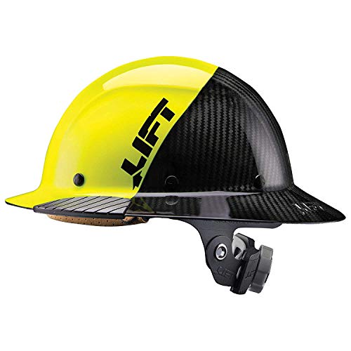 LIFT Safety DAX Carbon Fiber Full Brim 50-50 (Yellow/Bl...
